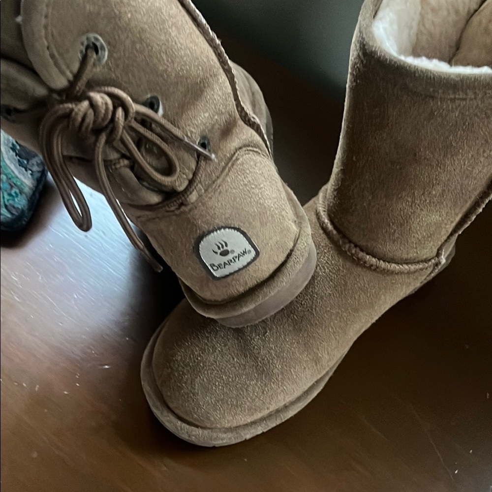 Bearpaw Tan Suede Boots